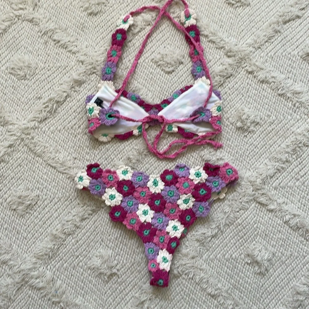 New Beach Riot Crochet Bikini Set - Picture 8 of 8